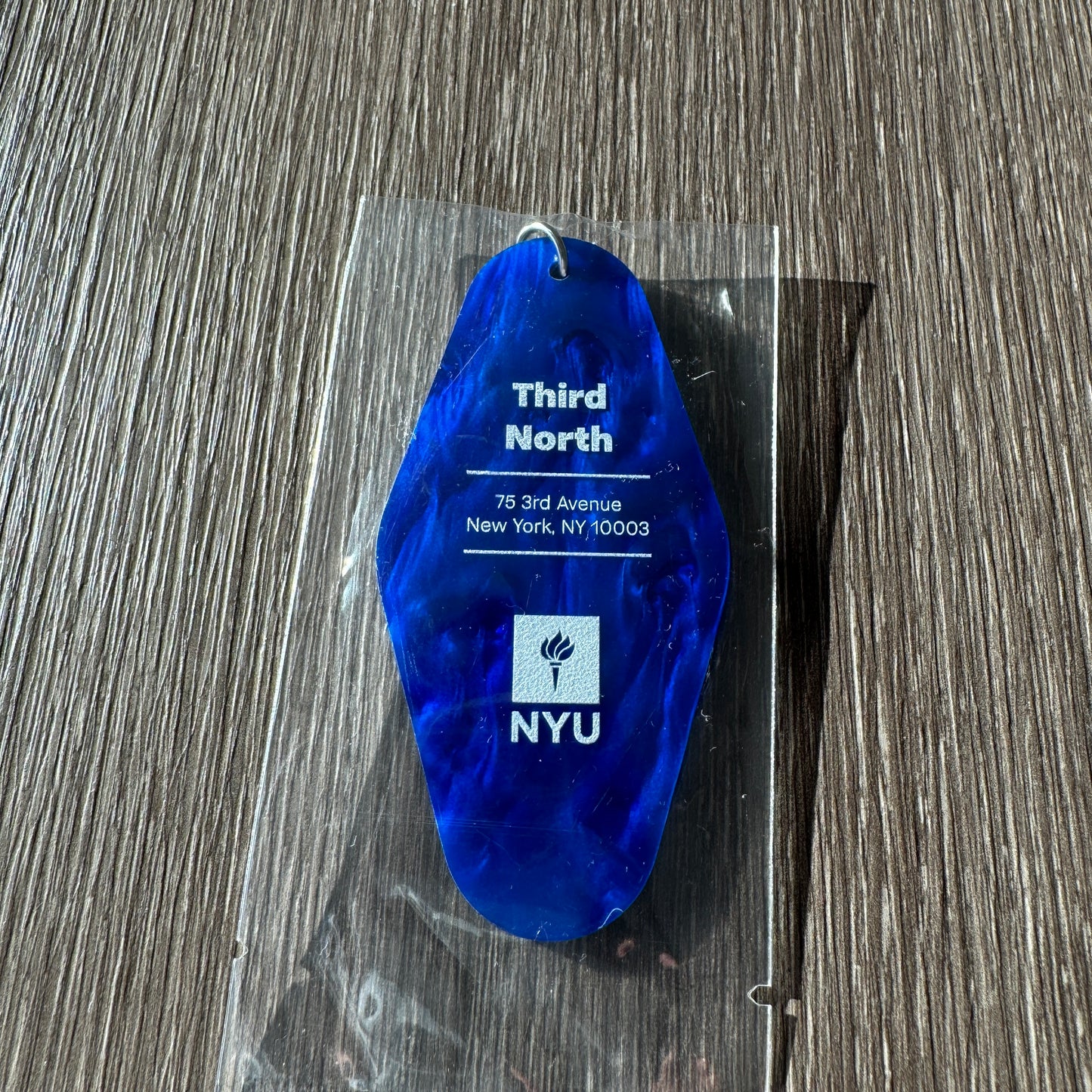 Retro NYU Dorms Keychain