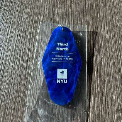 Retro NYU Dorms Keychain