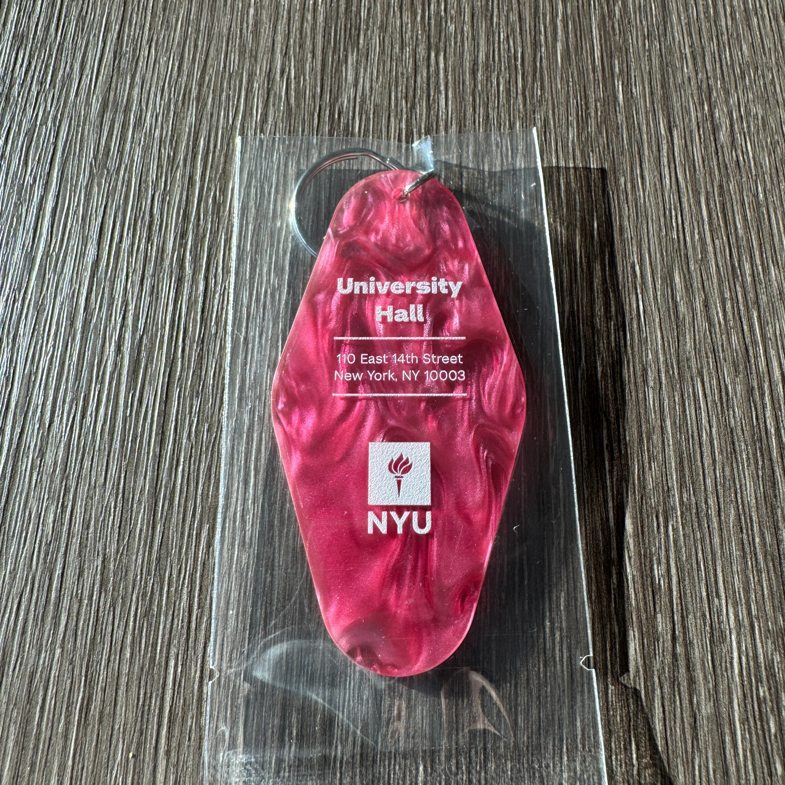 Retro NYU Dorms Keychain – Future Flowers