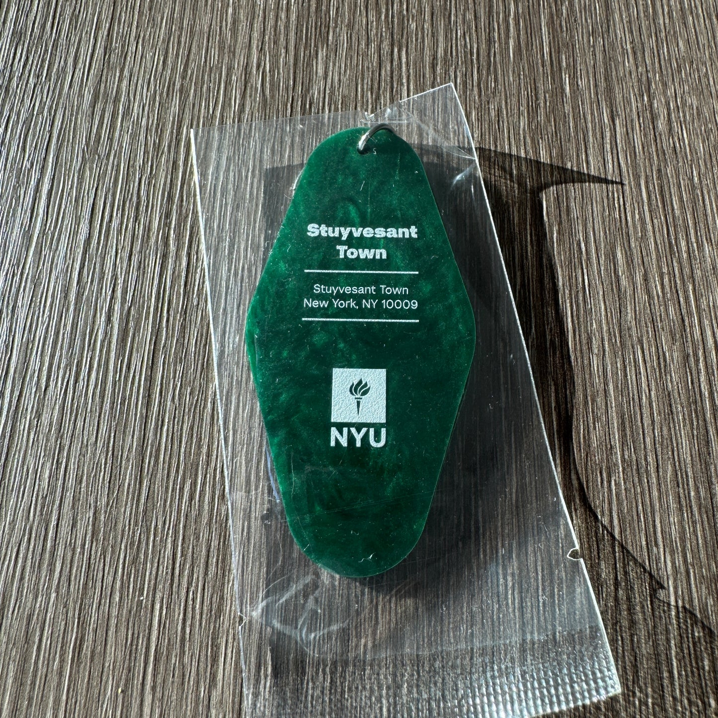 Retro NYU Dorms Keychain