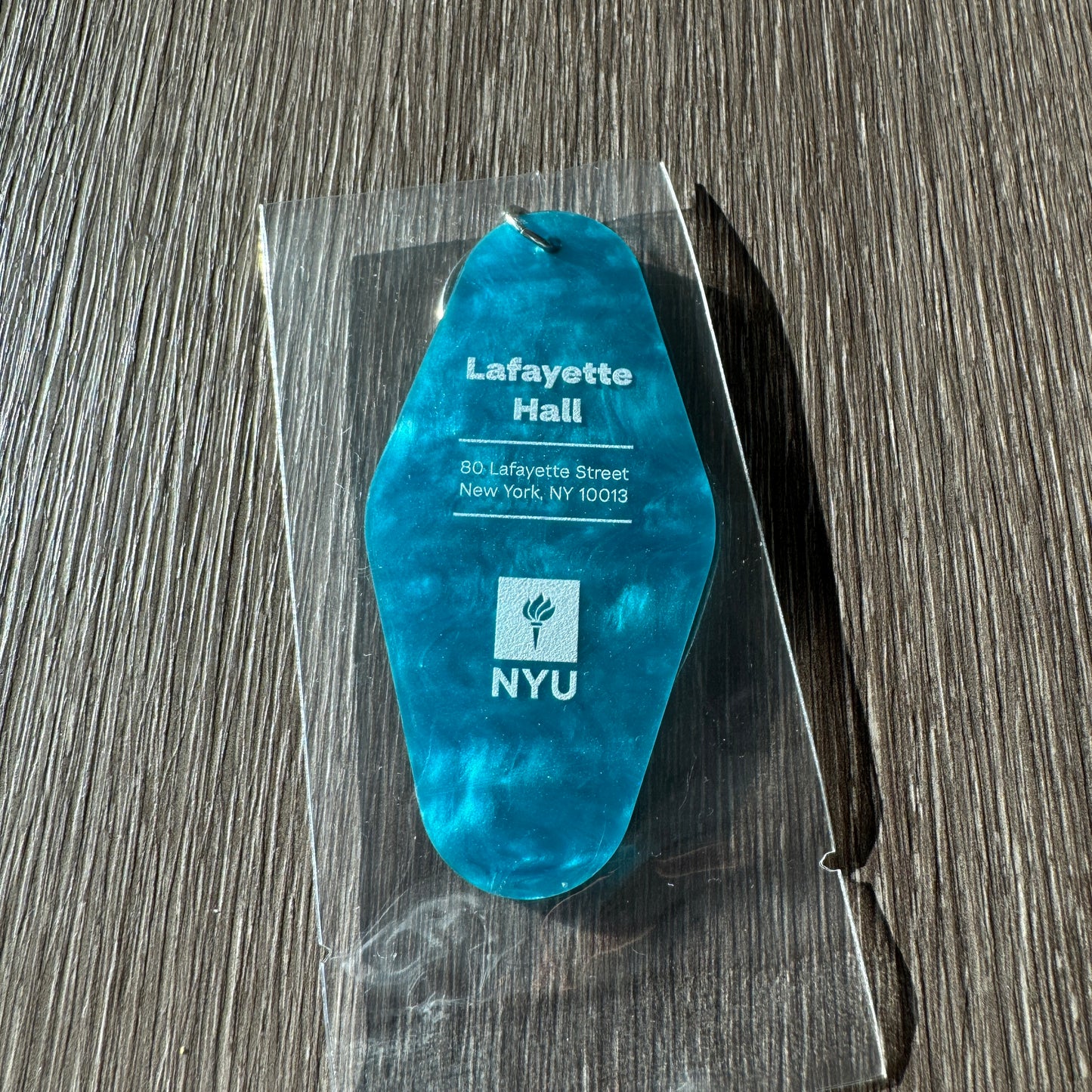 Retro NYU Dorms Keychain