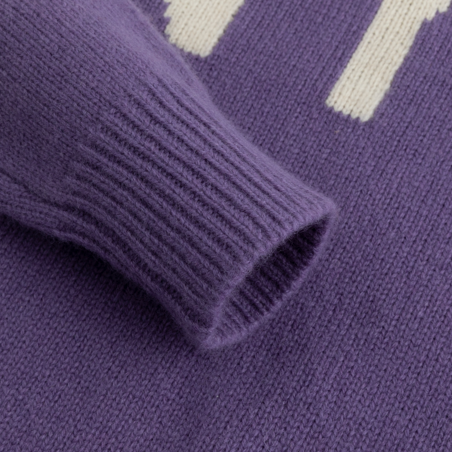 Retro NYU Intarsia Wool Jumper