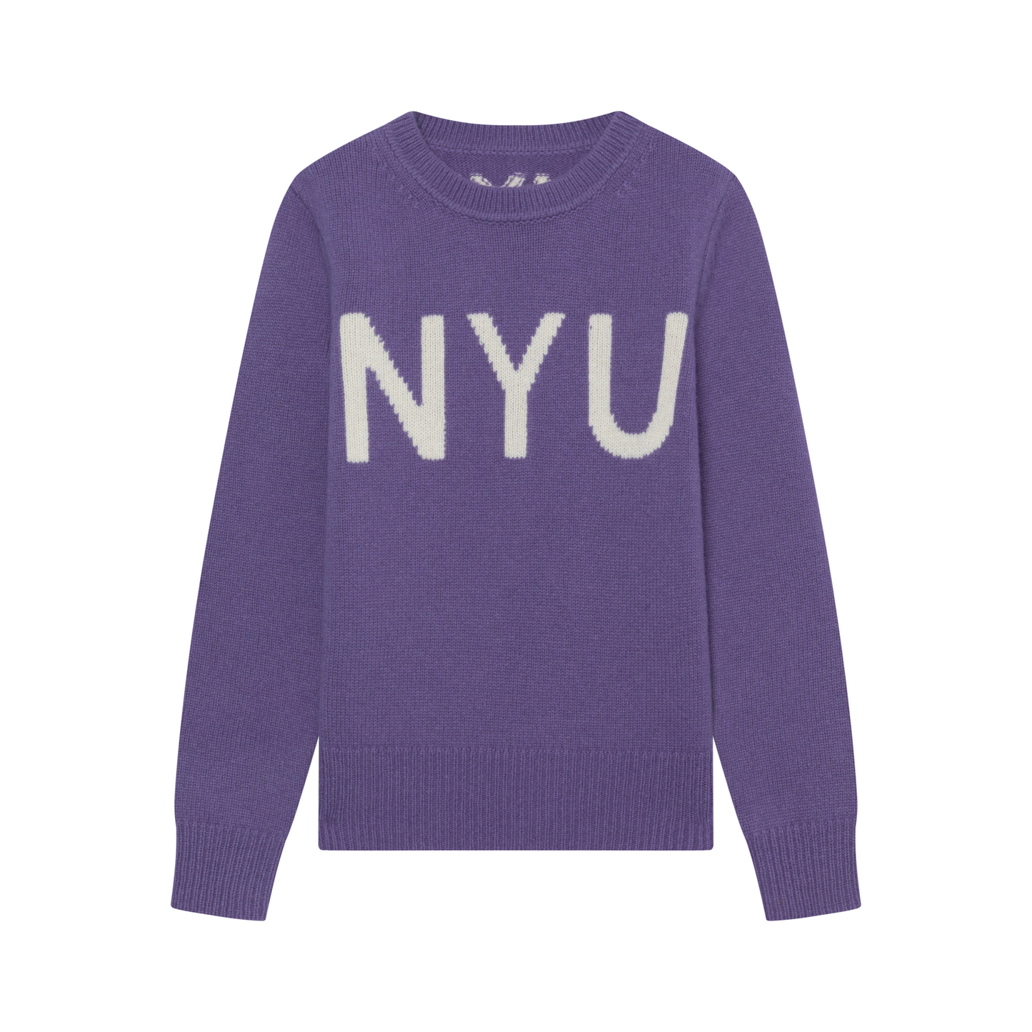 Retro NYU Intarsia Wool Jumper